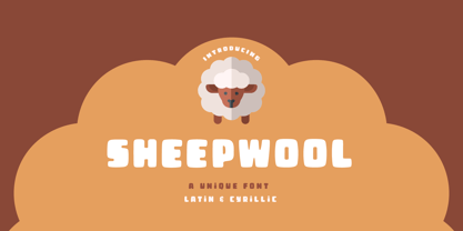 Sheepwool Font Poster 9