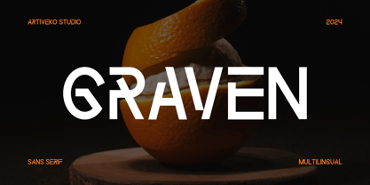 Graven Font Poster 1