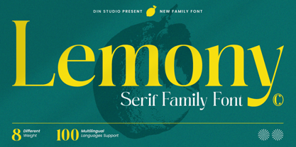 Lemony Font Poster 1