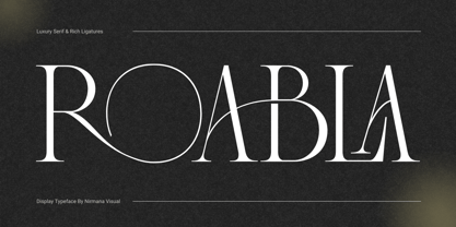 Roabla Font Poster 1