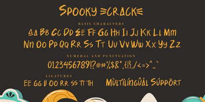 Spooky Crack Font Poster 7
