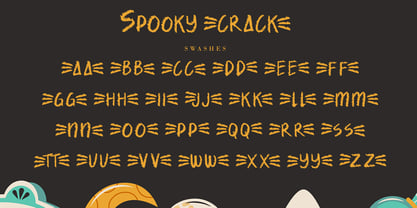 Spooky Crack Font Poster 8