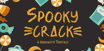 Spooky Crack Font Poster 1