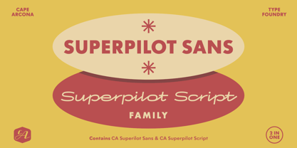 CA Superpilot Font Poster 1