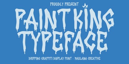 MC Paint King Font Poster 1