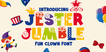 Jester Jumble Font Poster 1