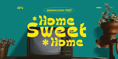 Mamenchisa Font Poster 5