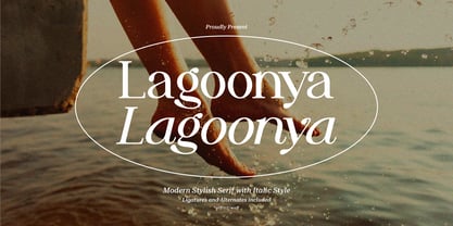 Lagoonya Font Poster 1