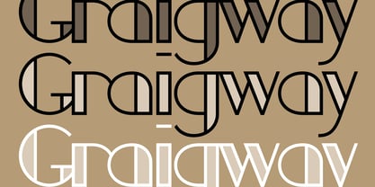 Graigway Font Poster 3
