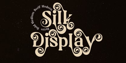 Silk Display Font Poster 13