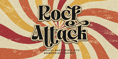 Rock Attack Font Poster 1