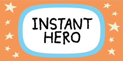 Instant Hero Font Poster 1