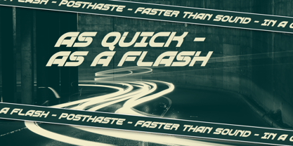Most Faster Font Poster 3