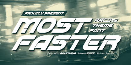 Most Faster Font Poster 1