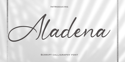 Aladena Font Poster 1