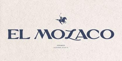 El Molaco Font Poster 1