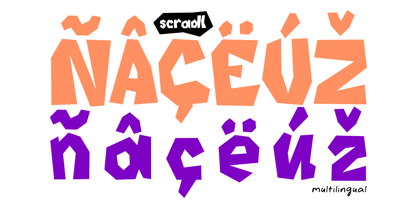 Scradl Font Poster 4