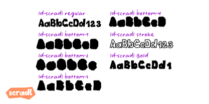 Scradl Font Poster 9