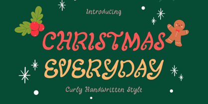 Christmas Everyday Font Poster 1