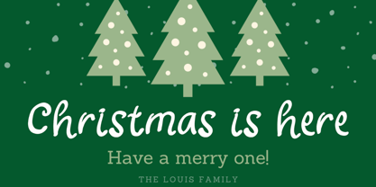 Christmas Everyday Font Poster 3