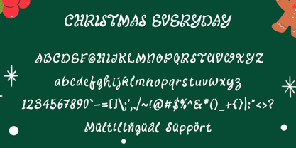 Christmas Everyday Font Poster 5