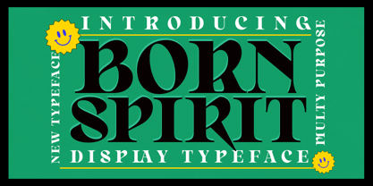 Born Spirit Font Poster 1