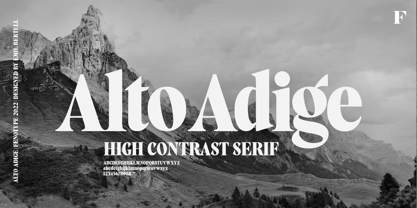 Alto Adige Font Poster 1