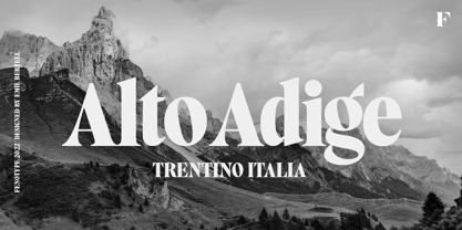 Alto Adige Font Poster 15