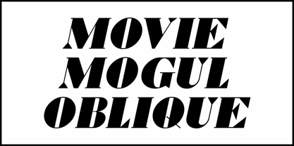 Movie Mogul JNL Font Poster 4