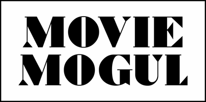 Movie Mogul JNL Font Poster 2