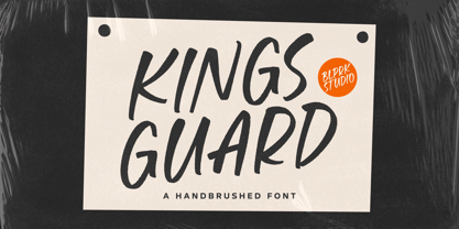 Kings Guard Font Poster 1