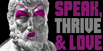 Gloridot Font Poster 2