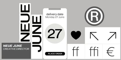 Neue June Font Poster 7