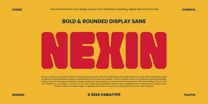 Nexin Font Poster 1