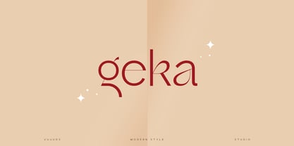 Geka Font Poster 1