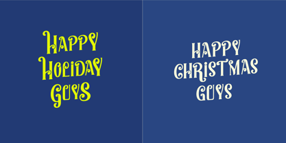 Christmas Sundaylab Font Poster 2