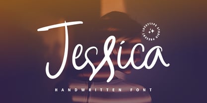 Jessica Script Font Poster 1