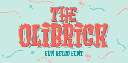 The Olibrick Font Poster 1