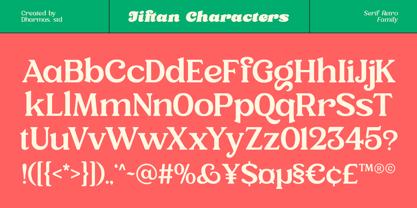 Jiftan Font Poster 15