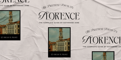 Aricena Font Poster 5