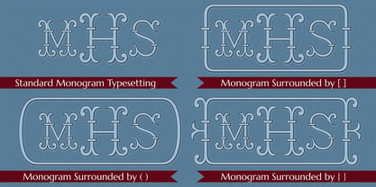 MFC Thornycroft Monogram Font Poster 3