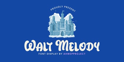 Walt Melody Font Poster 1