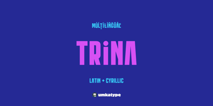 Trina Font Poster 1