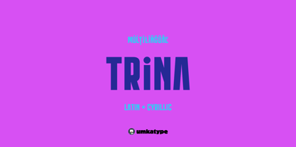 Trina Font Poster 11