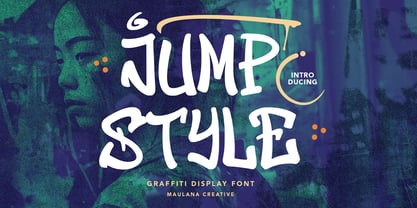 Jump Style Font Poster 1