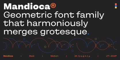 Mandioca Font Poster 2