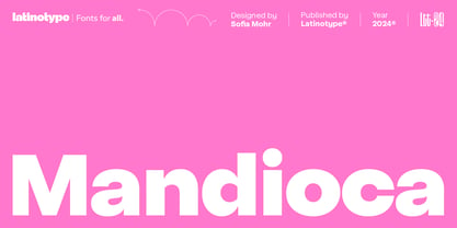 Mandioca Font Poster 1