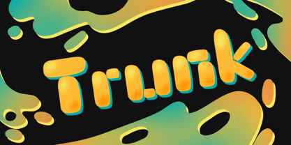 Trunk Font Poster 1
