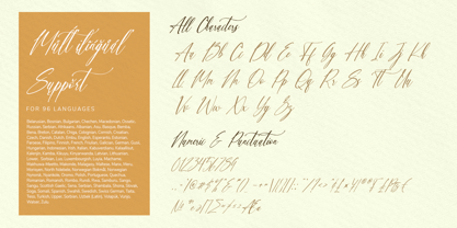 Sweet Jasmine Font Poster 8