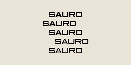 Sauro Font Poster 1